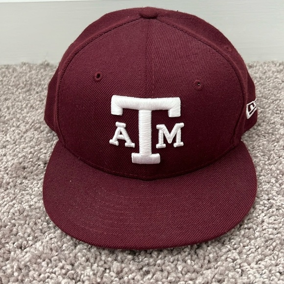 Texas A&M Aggies Flat Bill Hat - Picture 1 of 5